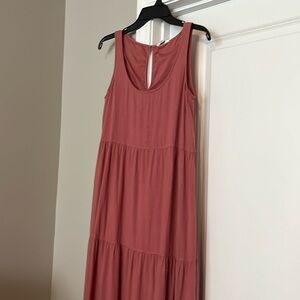 Rust Linen dress